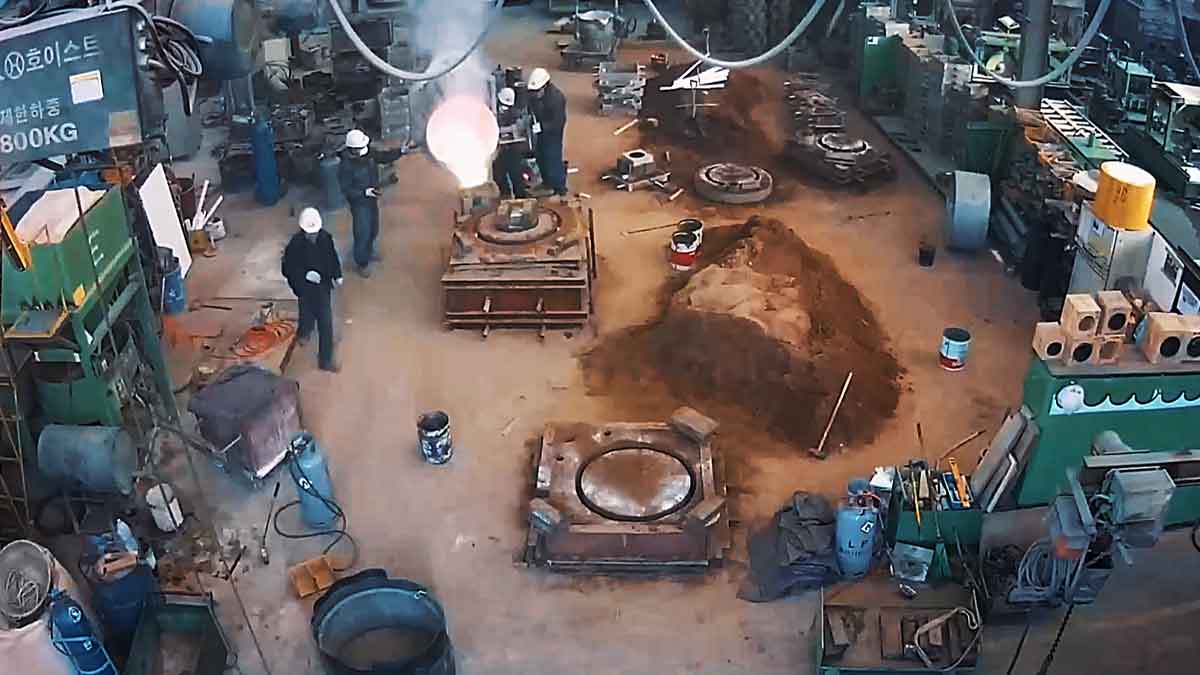 Chyba při odlévání kovu